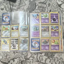 Pokemon TCG 159-Card Lot English Holo/Reverse Holo Binder Pikachu Bulbasaur - Image 1