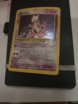 Pokemon TCG Base Set Holo 3-Card Lot Mewtwo Ninetales Alakazam English 1999 HP - Image 2