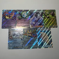 Pokemon TCG 7-Card Mixed Lot - English Holo Full Art ex (Obsidian Flames) - Image 1