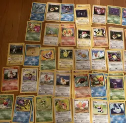 Massive 135+ Pokemon Card WotC Vintage Lot - LP condition! Base/Rocket/Gym - Image 2