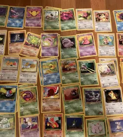 Massive 135+ Pokemon Card WotC Vintage Lot - LP condition! Base/Rocket/Gym - Image 5