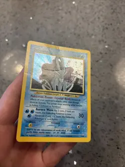 2001 Pokemon Neo Revelation Suicune Holo Rare 14/64 *Double HoloU* - Image 3