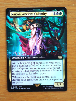 Jenova, Ancient Calamity #493 - Borderless- Final Fantasy MTG Near Mint Card - Image 1