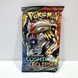 Sun & Moon Cosmic Eclipse Sealed Pokemon Card Booster Pack - Image 1