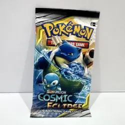 Sun & Moon Cosmic Eclipse Sealed Pokemon Card Booster Pack - Image 1
