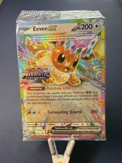 Pokemon Eevee TCG EX Prismatic Evolutions Card 075/131 Stamped Sealed Promo - Image 1