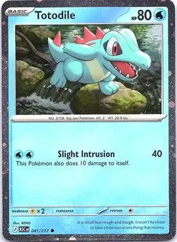 Totodile (Cosmos Holo) Holo Common Miscellaneous Cards & Products 041/217 NM - Image 1