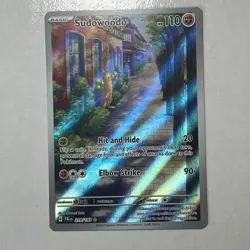 Pokemon TCG PALDEA EVOLVED Sudowoodo Illustration Rare Art Holo 219/193 NM Card - Image 1