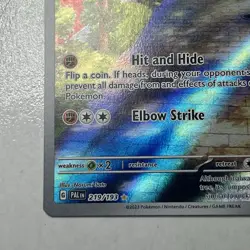 Pokemon TCG PALDEA EVOLVED Sudowoodo Illustration Rare Art Holo 219/193 NM Card - Image 5