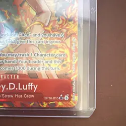 Bandai One Piece Card Game Monkey D. Luffy OP16-015 Alt Art Holo SR 6000 4c - Image 3