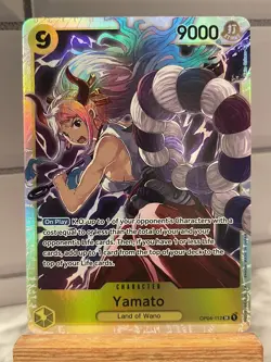 One Piece Yamato OP04-112 SR Kingdoms Of Intrigue One Piece Card Game English NM - Image 1