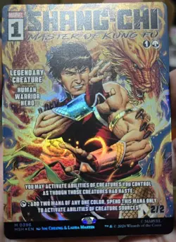 MTG Marvel Super Heroes Shang-Chi, Master of Kung Fu Borderless 0396 Foil - Image 1
