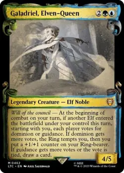 Galadriel, Elven-Queen (Showcase Scrolls) - Near Mint MTG - Image 1