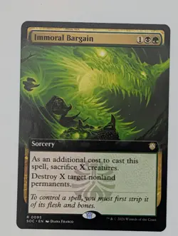 MTG - Immortal Bargain - SOC - R - Extended art - 95 - Image 1