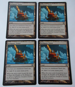 x4 Reliquary Tower Conflux MTG Magic The Gathering TexasNerdGames DSC - Image 2