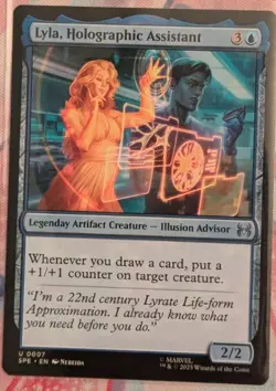 Lyla, Holographic Assistant Marvel's Spider-Man: Eternal-Legal NM 7 - Image 1