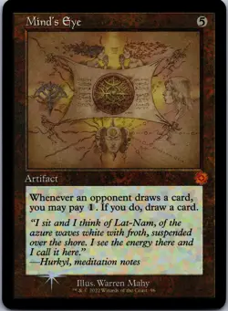 Mind's Eye (Schematic) 96 The Brothers' War: Retro Frame Artifacts Magic Foil NM - Image 1