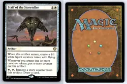 Staff of the Storyteller 111 Commander: Secrets of Strixhaven MTG NM - Image 1