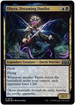 MTG Wilds of Eldraine Obrya, Dreaming Duelist Foil (Uncommon) - Image 2