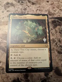 Three Tree City - MTG - Bloomburrow - Regular Promo, NM - Image 1