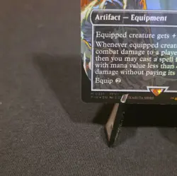 MTG Final Fantasy Buster Sword 0351 Foil Full Art Mythic Artifact Equipment - Image 4