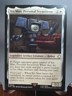 Yes Man, Personal Securitron Universes Beyond: Fallout MTG Regular Near Mint - Image 1