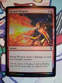 Breath Weapon Commander Legends: Battle for Baldur's Gate 165 Foil Near Mint - Image 1