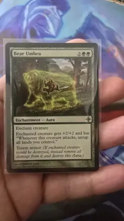 Wizards of the Coast Bear Umbra Enchantment Aura Green Rare ROE 2010 #177 - Image 1