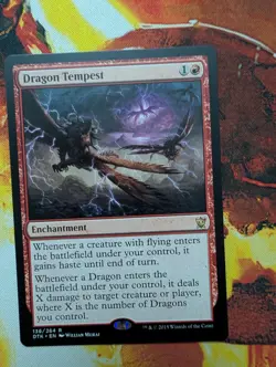 Dragon Tempest Rare Magic: The Gathering Dragons of Tarkir Near Mint - Image 1