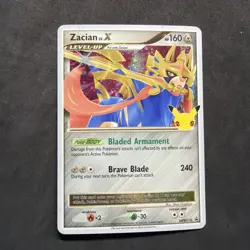 Zacian LV. X SWSH135 Celebrations 25th Anniversary Promo Pokemon - Image 1