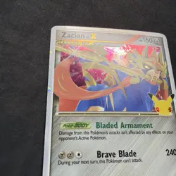 Zacian LV. X SWSH135 Celebrations 25th Anniversary Promo Pokemon - Image 3