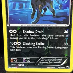 Umbreon Dark Explorers 60/108 Reverse Holo Pokemon TCG - Image 2