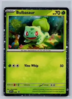 Bulbasaur (Cosmos Holo) 046 Promo Scarlet & Violet Promo Pokemon Near Mint - Image 1