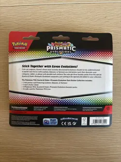 Pokemon TCG Scarlet Violet Prismatic Evolutions Tech Sticker Collection Sylveon - Image 2
