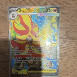 Pokemon TCG Mega Pyroar EX 099/086 Chaos Rising Full Art Holo - Image 1
