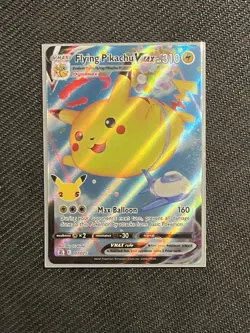 Pokemon Flying Pikachu VMAX 007/025 Celebrations Ultra Rare Holo Near Mint - Image 4
