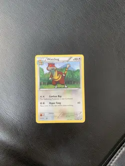 2011 Pokemon Black And White Watchog Mp Raised Area On The Back - Image 1