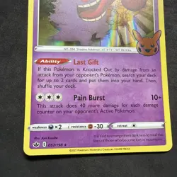 Pokemon TCG Gengar 057/198 Holo Trick or Trade BOOster 2022 Halloween - Image 3