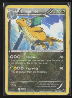 Dragonite 83/116 Holo Rare Plasma Freeze Pokemon Reverse Holo Heavily Played - Image 1