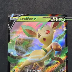 Leafeon V SWSH194 Pokemon Card Black Star Promo - Image 3