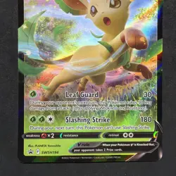 Leafeon V SWSH194 Pokemon Card Black Star Promo - Image 4