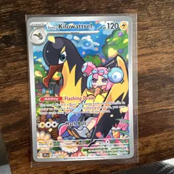 Pokemon Ionos Kilowattrel 163/159 Illustration Rare Journey Together NM - Image 1