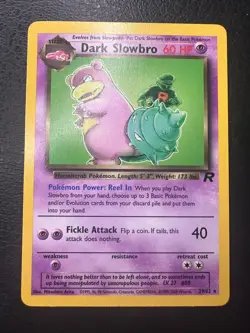 Dark Slowbro 12/82 Rare NM Pokemon Team Rocket Unlimited - Image 1