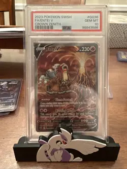 2023 POKEMON SWORD & SHIELD CROWN ZENITH #GG36 FULL ART/ENTEI V PSA 10 - Image 1