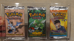(3) New Sealed Pokemon 1st Edition Cards Fossil, Jungle, Gym Booster Packs! RARE - Image 2