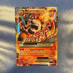 The Pokemon Company M Camerupt EX Mega Holo Promo XY198 230 HP English - Image 1