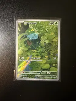 Pokemon TCG Bulbasaur Illustration Rare 166/165 S&V 151 - NM Pack Fresh - Image 1