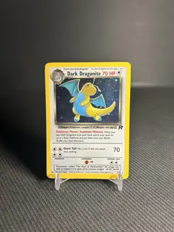 Pokemon TCG Dark Dragonite 5/82 Team Rocket Holo MP - Image 1