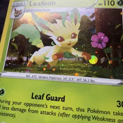 Leafeon Sword & Shield Promo SWSH191 Cosmos Holo nm - Image 3