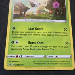 Leafeon Sword & Shield Promo SWSH191 Cosmos Holo nm - Image 4